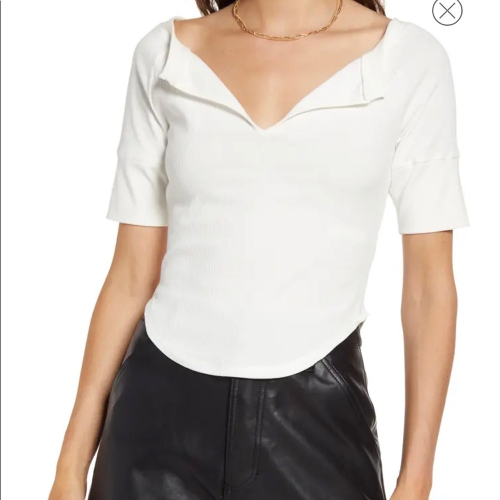 Free People Blake Baby Tee size Size BNWTS $38.00 - Picture 6 of 14